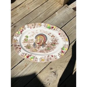 Vintage turkey platter. EUC. No chips